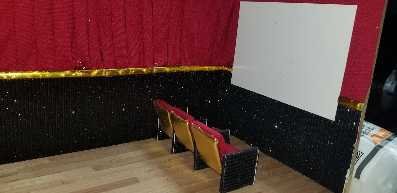 movie theater 1 - Dollhouse Miniature Madness and Tutorials